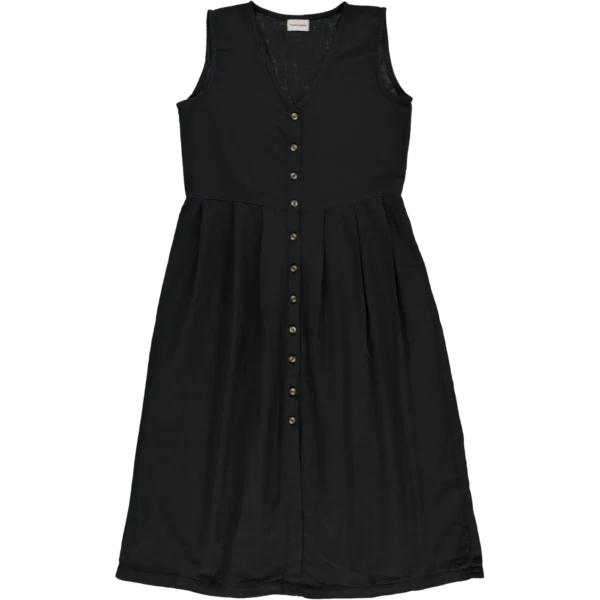 Kleid Paquerette Pirate Black von Poudre Organic