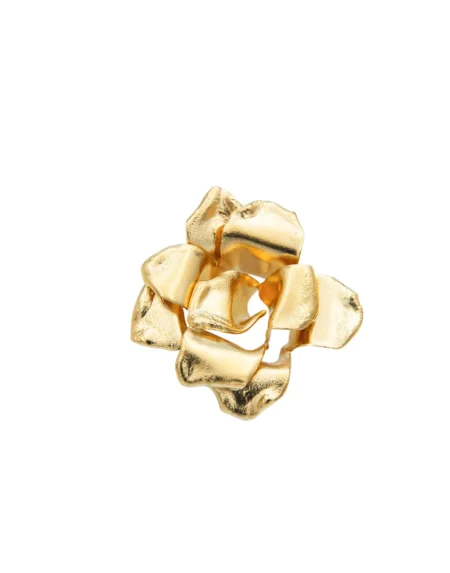 Small Malva Ohrring Gold von Hana Kim