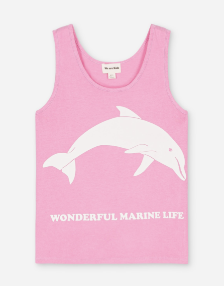 Trägershirt Kids Marcel Pink Crush Dolphin