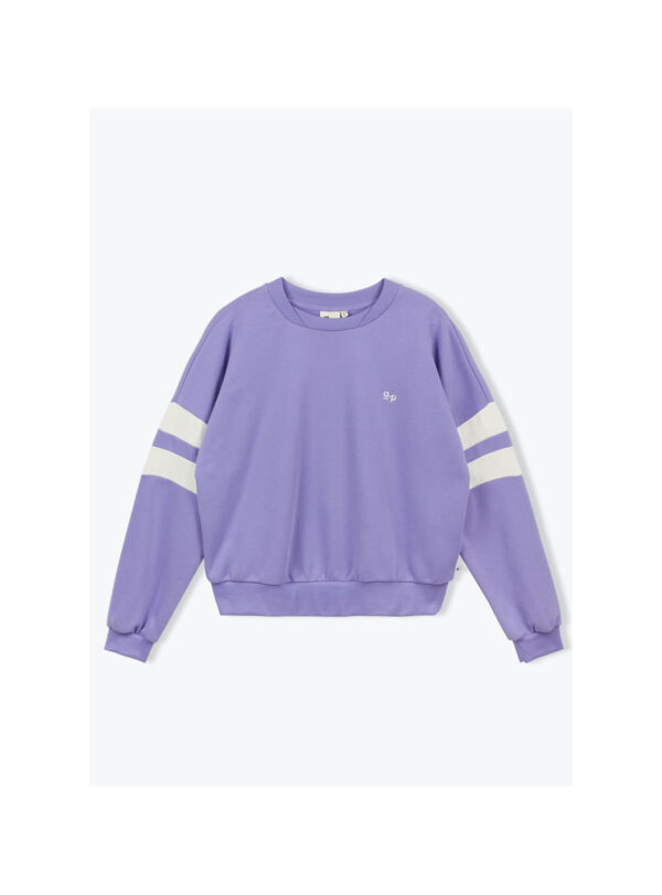 Sweatshirt Bandes Violet von A.P. Woman